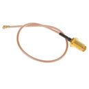 RP SMA Female to uFL/u.FL/IPX/IPEX RF Coax Adapter Assembly RG178 Pigtail