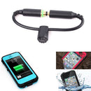Waterproof Case 3.5mm AUX Headphone Cable Adapter with Seal Cover Plug for iPhone