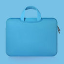 Laptop Soft Neoprene Double Zippered Sleeve Case Carry Bag Handbag FOR MacBook Air Pro Tablet Blue 13inch