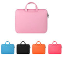 Laptop Soft Neoprene Double Zippered Sleeve Case Carry Bag Handbag FOR MacBook Air Pro Tablet Black 13inch