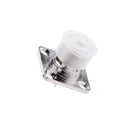 Mini Plug Connector Female Jack 4-hole 25mm Flange Solder Panel Mount Straight