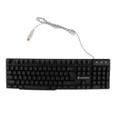 Backlit Gaming Computer Mechanical Keyboard Rainbow LED Illuminated Black