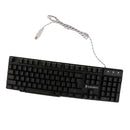 Backlit Gaming Computer Mechanical Keyboard Rainbow LED Illuminated Black