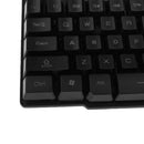 Backlit Gaming Computer Mechanical Keyboard Rainbow LED Illuminated Black