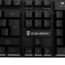 Backlit Gaming Computer Mechanical Keyboard Rainbow LED Illuminated Black