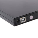 USB 2.0 External DVD Combo CD-R/RW CD-ROM DVD-ROM Burner Drive for Laptop Black