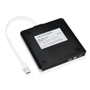 External USB 2.0 DVD CD-RW Drive Writer Burner DVD Player for Macbook Air/Pro Silver