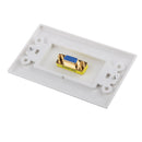 VGA HDMI Wall Faceplate Female to Female Extension for Projector TV PC