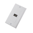 Single Port Wall Plate Mount Faceplate Socket for DVD TV Box HDMI Cables Devices