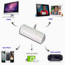 3.5mm Connector Mini Compact Stereo Speaker Amplifier Microphone Loudspeaker for Phone MP3 MP4 PAD All Device With 3.5mm Jack White