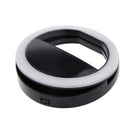 Luxury Selfie Luminous LED Light Up Phone Ring For iPhone 6 6S Plus Smart Phone Black
