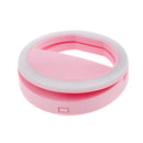 Luxury LED Light Up Selfie Luminous Phone Ring for Samsung Galaxy S7 S6 Pink