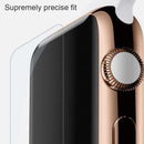 9H Tempered Glass Cover Screen Film Protector For Apple Watch 42mm Black