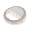 3 Modes Skin Light Selfie Fill LED Flash White Light Up Ring For Mobile Phone