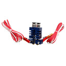 Chimera Extruder V6 Dual Head Hotend 0.4mm/1.75mm for 3D Printer Blue