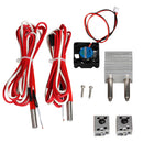 24V 3D Printer Dual Head Chimera Extruder 0.4mm Hotend Integrated Feed Tube Cooling Fan Heat Block