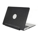 Luxury Silk Pattern Hard Protective Case Shell Black for Macbook Air 11.6"