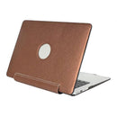Luxury Silk Pattern Hard Protective Case Shell Brown for Macbook Pro Retina 15.4"