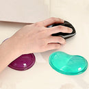 Soft Silicone Comfortable Use Wrist Rest Comfort Support Pillow Mouse Pad for Laptop PC Computer Green