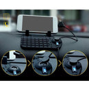 Car Charger Phone Holder Non-Slip Silicone Pad Mount Bracket for Android iOS