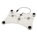 USB Cooler Cooling Stand Holder Blue LED Light Fans Radiator for Laptop