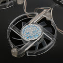 USB Cooler Cooling Stand Holder Blue LED Light Fans Radiator for Laptop
