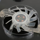 USB Cooler Cooling Stand Holder Blue LED Light Fans Radiator for Laptop