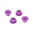 For RC HSP 122049 Aluminum Nylon Nut Purple For 1:10 Upgrade Parts 4 PCS