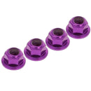 For RC HSP 122049 Aluminum Nylon Nut Purple For 1:10 Upgrade Parts 4 PCS