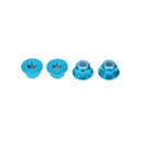 For RC HSP 122049 Aluminum Nylon Nut Blue 1:10 Upgrade Parts Pack of 4