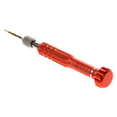 Replacement Bits For 5-In-1 Screwdriver/Nut Driver Tools T5,T6,1.2,1.5,0.8 Kit for NoteBook/MP3/4/iPod Red
