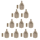 10xUHF Male SL16 Connector Plug Straight Crimp for LMR195 RG58 RG142 Cable