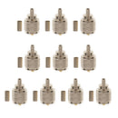 10xUHF Male SL16 Connector Plug Straight Crimp for LMR195 RG58 RG142 Cable