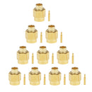 10XSMA Male Connector Plug Solder RG141SMAJ-B3 Semi-rigid Cable Brass