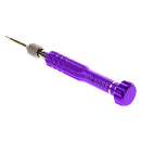 Professional Mini 5 In 1 Aluminium Fix Magnetic Phone Repair Opening Tool Screwdriver Set for Smartphone/MarBook Purple