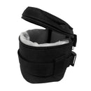Black Shock Proof Camera Lens Protective Pouch Case Bag Cover for SLR Camera 8x9.5cm