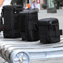 Black Shock Proof Camera Lens Protective Pouch Case Bag Cover for SLR Camera 11x19cm