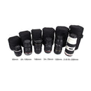 Black Shock Proof Camera Lens Protective Pouch Case Bag Cover for SLR Camera 11x19cm