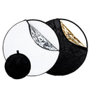 32in 80cm 5 in 1 Camera Light Multi Collapsible Reflector for Photograph