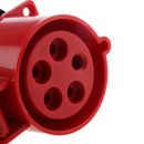 Panel Socket 5 pin 3P+E 380V Industrial 3 phase 32A Straight Plug