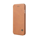 5.5'' Fashionable Card Slot Design Wallet Flip Case Cover COMPATIBLE FOR IPhone 7 Protective Cover Brown