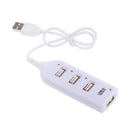 High Speed 4 Port USB 2.0 Multi Hub Expansion Splitter For Laptop Notebook