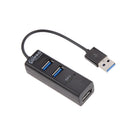 2 in 1 3 Port USB 2.0 Hub with TF Card Reader Super Speed for PC Laptop