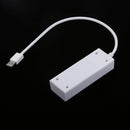Portable 4 Ports USB 3.0 Hub 5Gbps Compact for PC Mac Laptop Notebook White