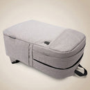 Fashionable Basic Business Travel Style Multipurpose Backpack Laptop Storage Holder Bag Gift Grey 15.6 Inch