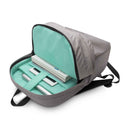 Fashionable Basic Business Travel Style Multipurpose Backpack Laptop Storage Holder Bag Gift Grey 15.6 Inch