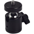 Swivel Mini Ball Head 1/4'' Screw DSLR Camera Tripod Ballhead Stand Support