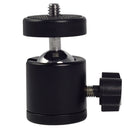Swivel Mini Ball Head 1/4'' Screw DSLR Camera Tripod Ballhead Stand Support