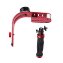 Camera Stabilizer Motion Steady Cam for DSLR Camera Camcorder DV Red+Black