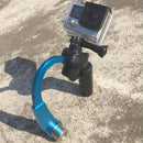 Handheld Video Stabilizer Hand Grip for GoPro Hero 4 3+ Sports Camera Blue